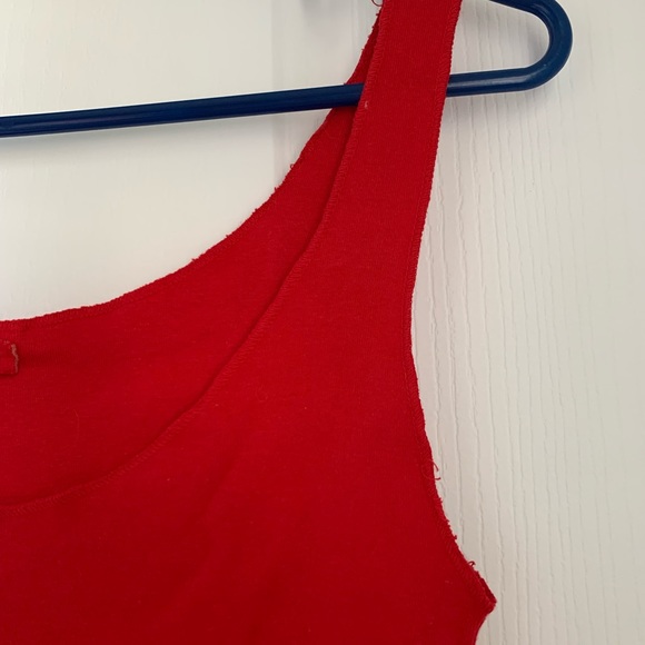 ✨3 FOR $25✨ Brandy Melville Red Crop Tank Top - Picture 5 of 6